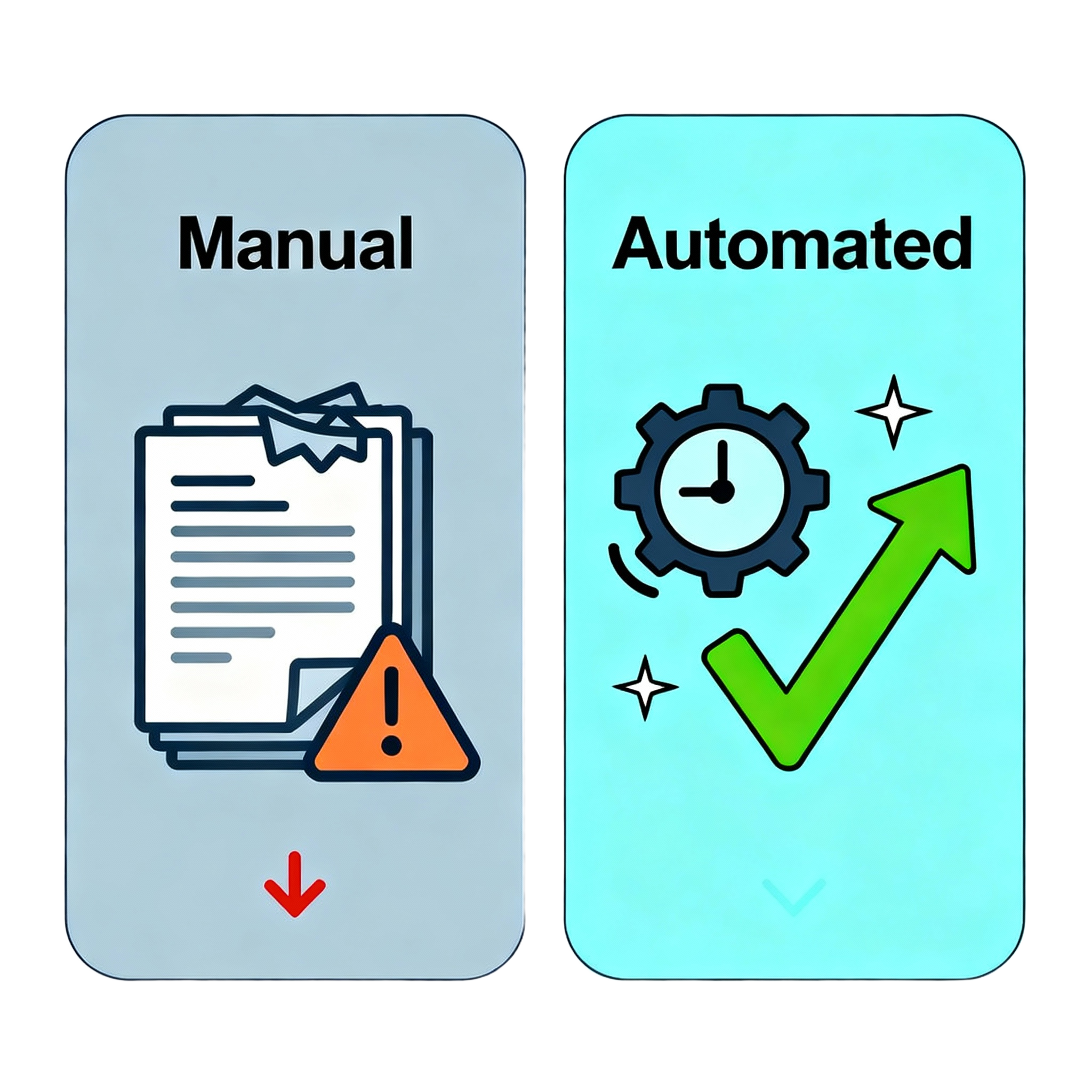 Visual diagram showing how Purchase Order, Receiving Report, and Invoice are compared in 3-way matching process